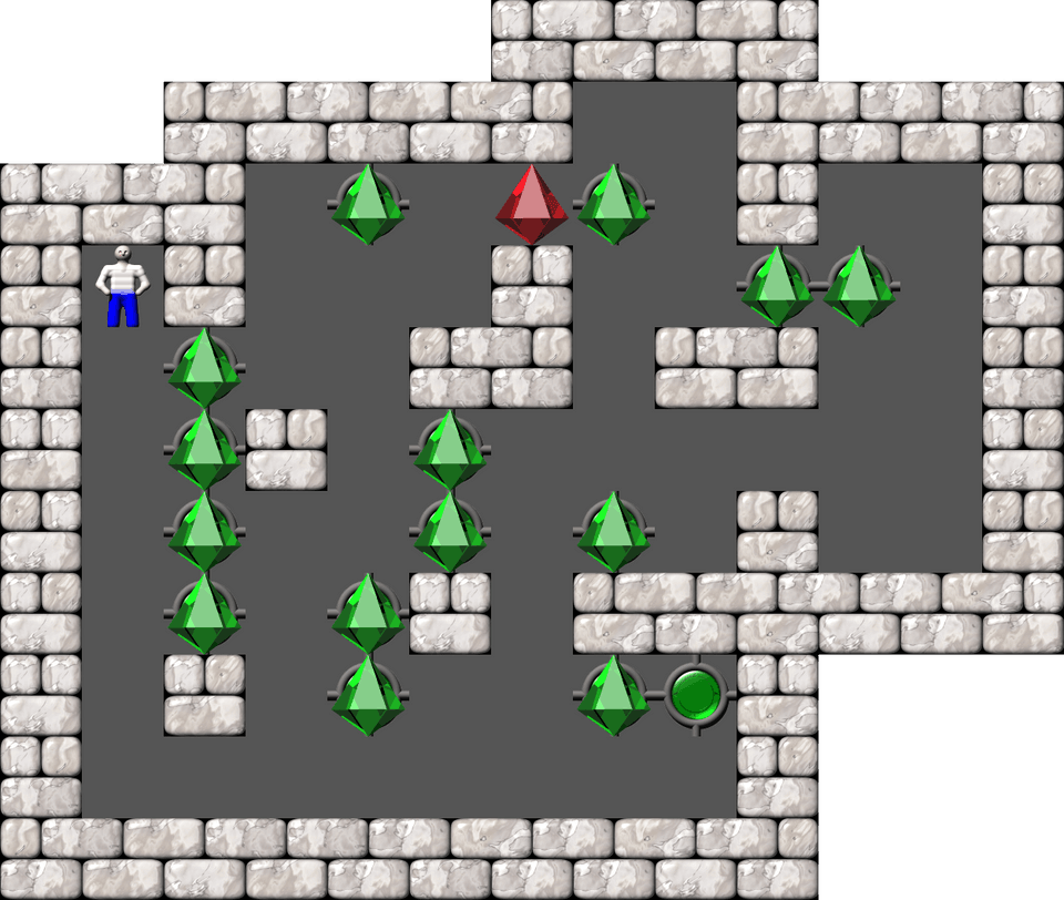 Sokoban Compact Catalysts level 81